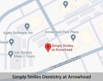 Map image for Options for Replacing Missing Teeth in Glendale, AZ